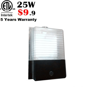 30w wall pack led light 3900lm 120lm/w 130lm/w outdoor wall light led dusk to dawn mini wall lamp 30w high power 5000k ETL DLC